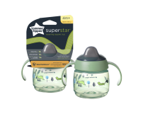 Cana Tommee Tippee Sippee cu protectie BACSHIELD ™ si capac, 190 ml, 4 luni +, Verde, 1 buc